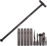 Multi-Purpo Tactical Trekking Pole, 5-Part Asmbly, Modular Design with Built-in Tools