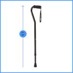 Aluminum Offt Walking Cane for niors & Adults is Portable and Lightweight for Balance, Knee Injuries, Mobility & Leg Surgery Recovery - Image 2