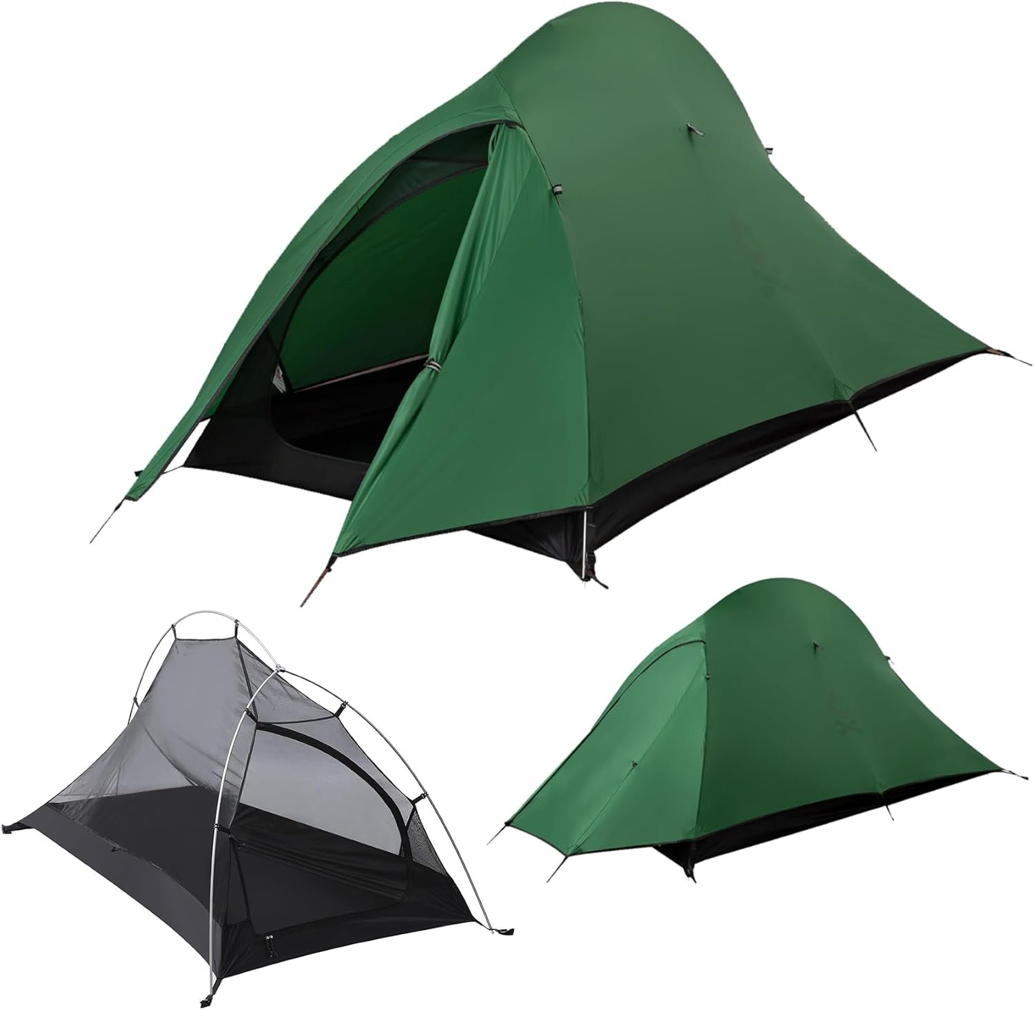 61o4c-XcXAL._AC_SL1500_.jpg 1-2 Person Lightweight Backpacking Tent - Waterproof Tent for 3 Season, Ultralight Camping Tent for Outdoor, Easy Setup for Sports, Hiking, Travel by - Image 1