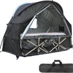 Ultimate Comfort Cot Tent - Portable, Easy Setup, and Versatile for Solo Campers and Outdoor Relaxation, Without Bed
