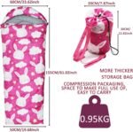 Kids Sleeping Bags - Camping Sleeping Bags with Carry Bag - Compact Sleeping Bag for Hiking, Backpacking 3 Season Warm & Cool Weather, Lightweight Waterproof Outdoor Travel for Boys Girls - Image 2