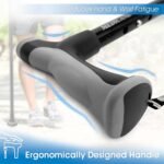 Walking Canes, Folding Walking Cane for Women, Adjustable Collapsible Walking Stick for Men, Pivoting Quad Ba for Stability - Lightweight Cane for niors - Image 2