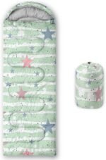 Kids Sleeping Bag for Boys Girls,3D Basketball Print-Lightweight Warm Portable Outdoor Indoor-Waterproof Cold Weather Resistant Sleeping Bag for Camping Hiking